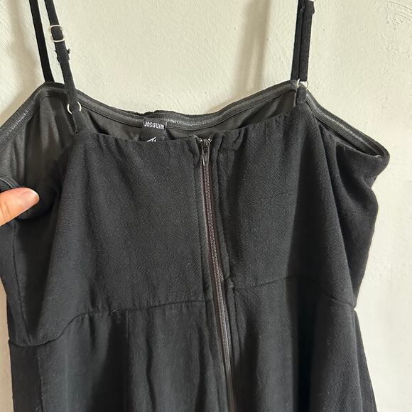 Windsor Black Button Up Linen Midi Dress - Picture 7 of 10